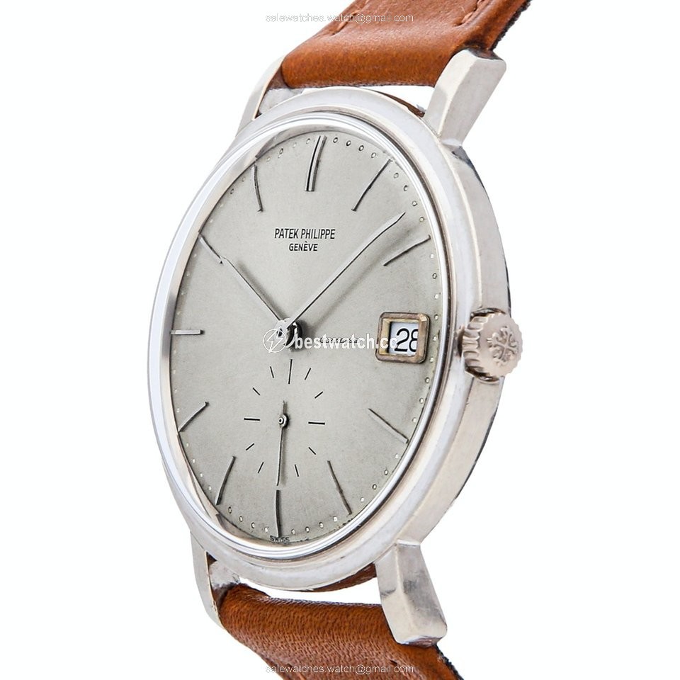IMG_9086 Patek Philippe Calatrava Mens watch Unisex Automatic White gold 3445G-020 3