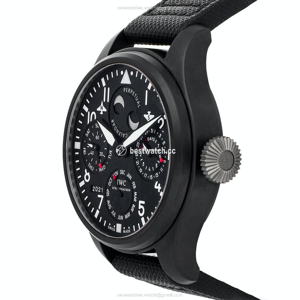 IMG_9086 IWC Big Pilot Top Gun Mens watch Unisex Automatic Ceramic IW5029-02 3
