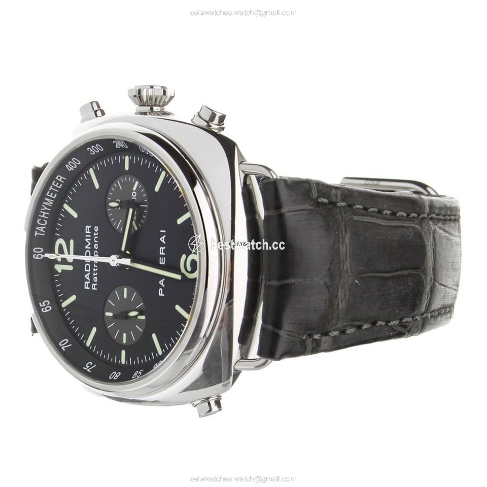 IMG_9086 Panerai Radiomir Rattrapante Mens watch Unisex Automatic Steel PAM214 3