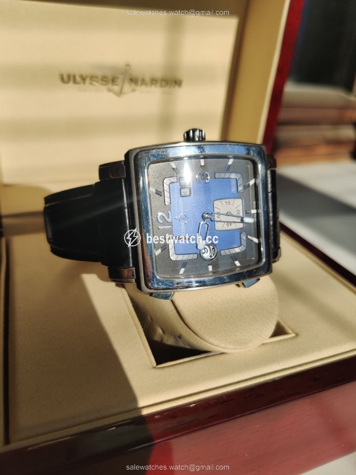 Ulysse Nardin Quadrato Dual Time Mens watch Unisex Automatic Steel 243-92 632 3