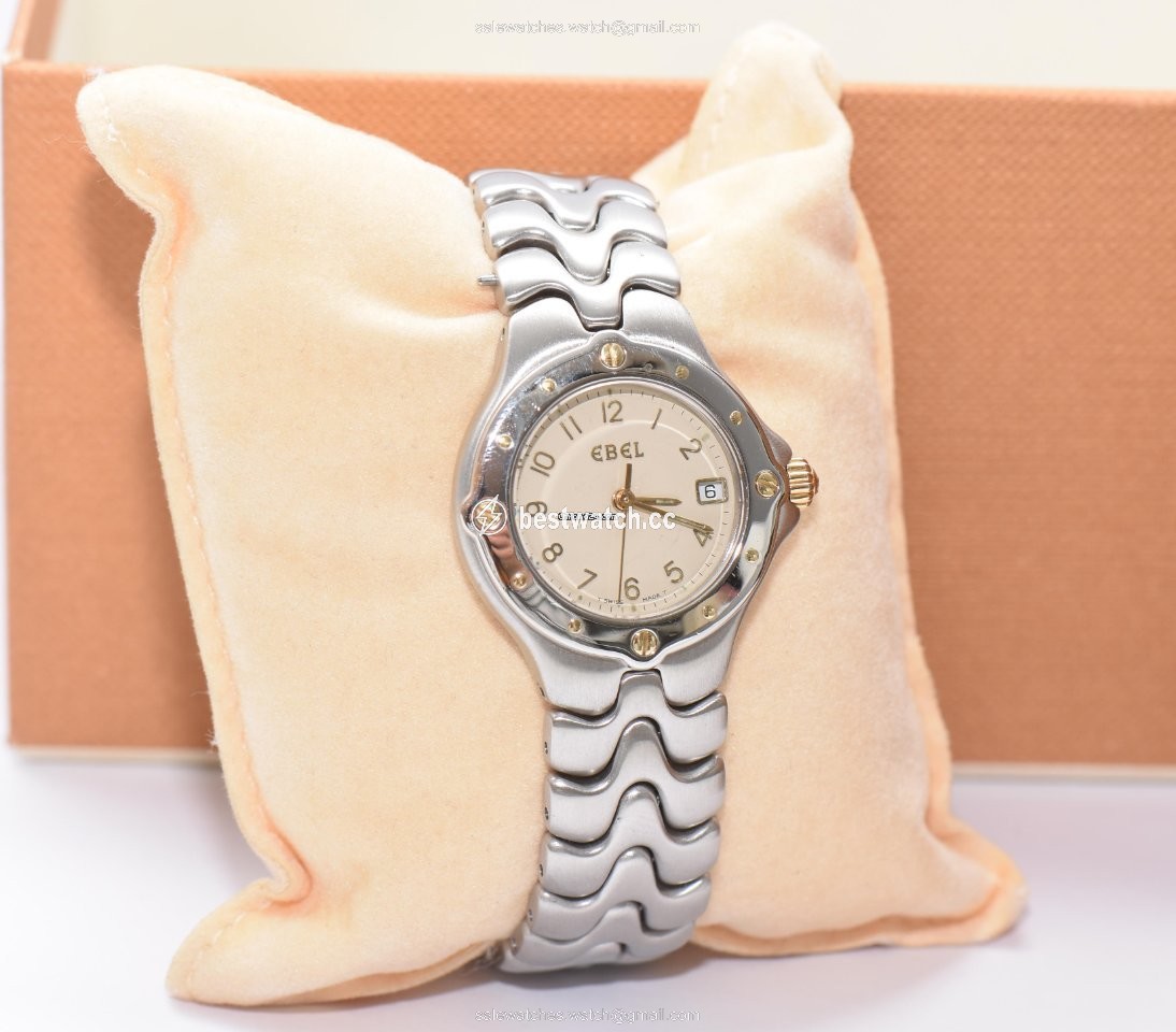 IMG_9086 Ebel Sportwave Womens watch Quartz Steel E6087621 3
