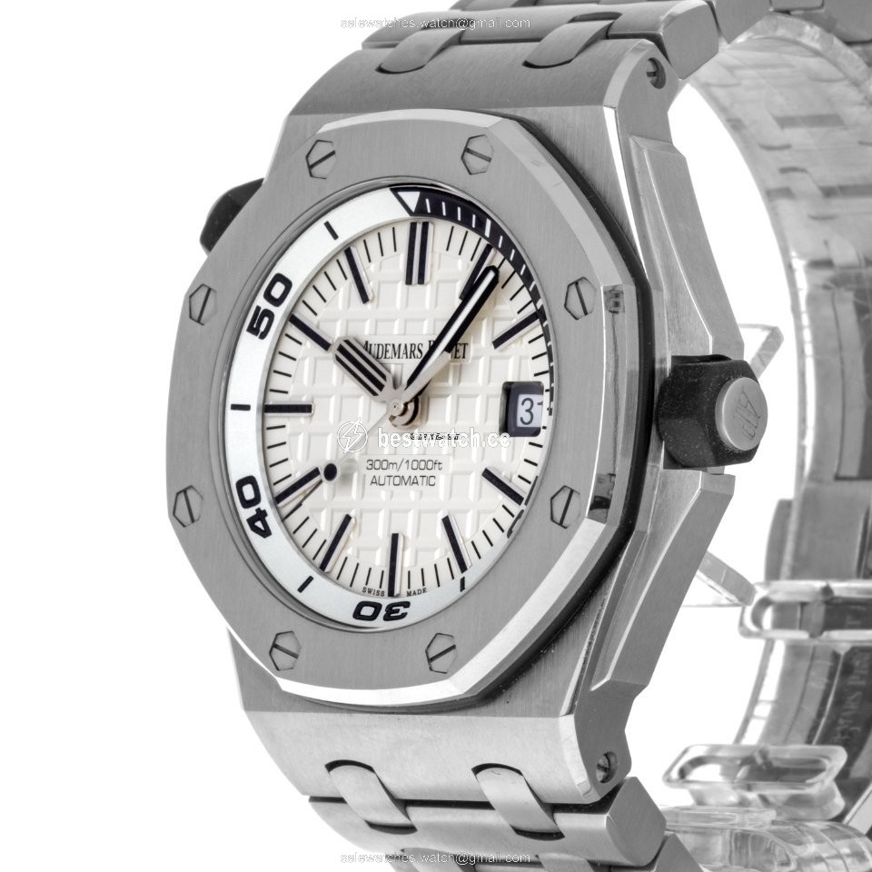 IMG_9086 Audemars Piguet Royal Oak Offshore Diver Mens watch Unisex Automatic Steel 15710ST 3