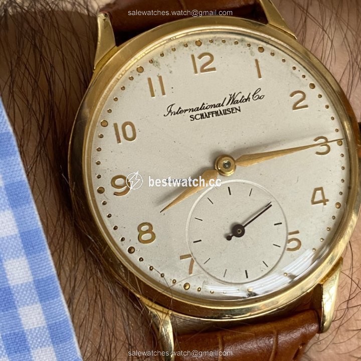 IWC Mens watch Unisex Manual winding Yellow gold 1308061 3