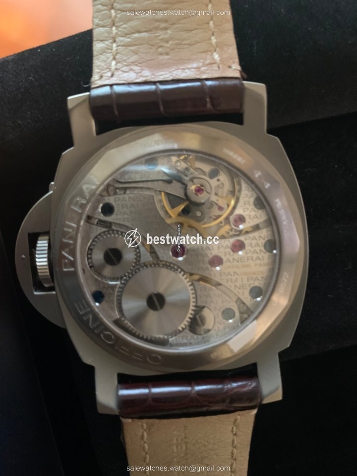 IMG_9086 Panerai Luminor Marina Mens watch Unisex Manual winding Titanium PAM 00118 3