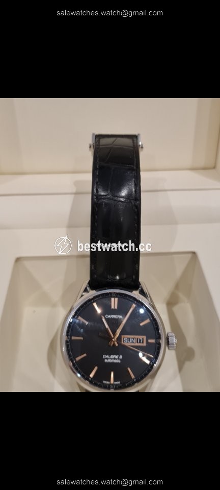 IMG_9086 TAG Heuer Carrera Calibre 5 Mens watch Unisex Automatic Steel WAR201C-1 3
