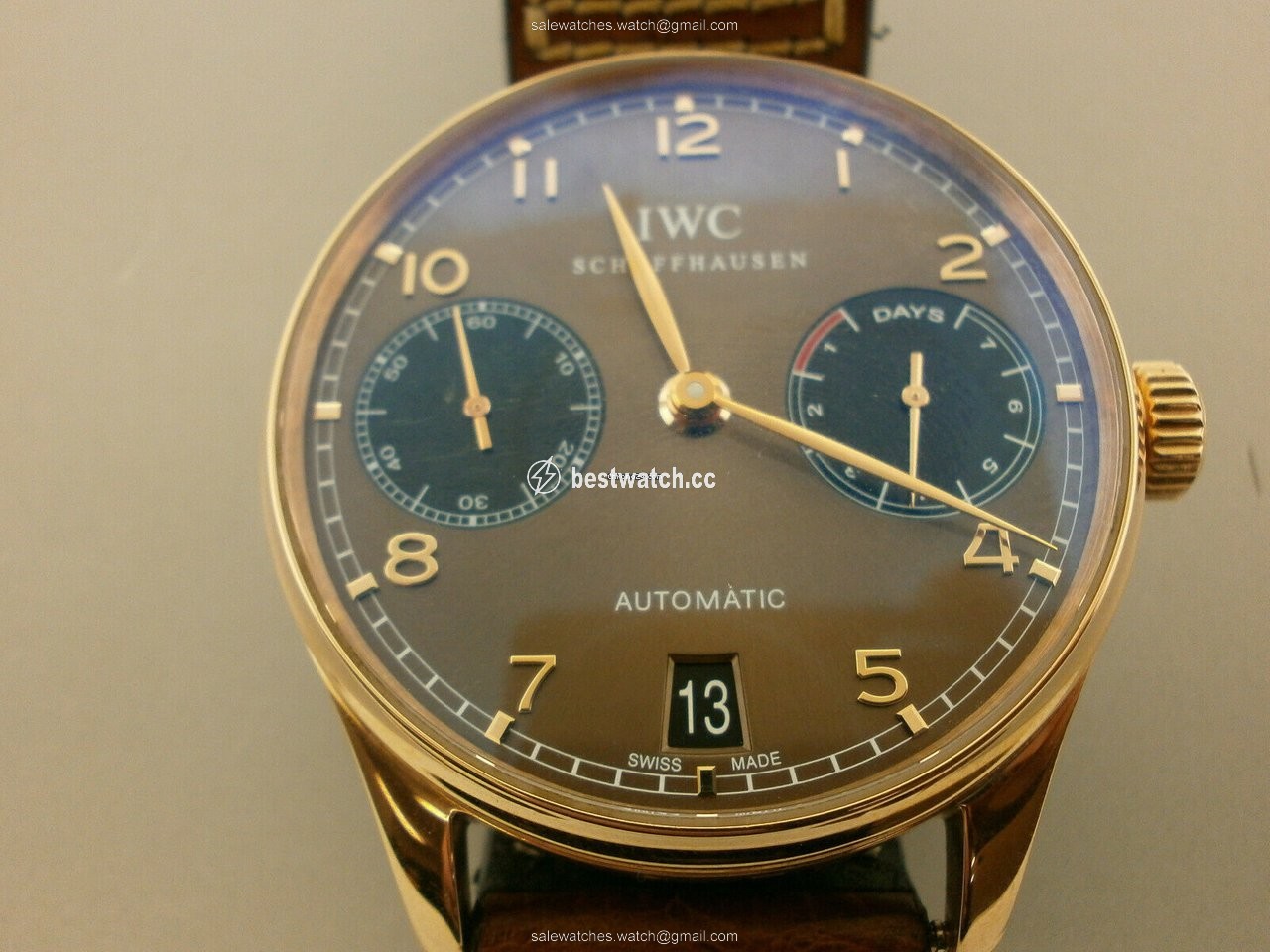IWC Portuguese Automatic Mens watch Unisex Automatic Rose gold 5001-24 3
