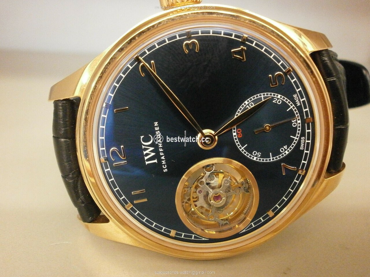 IMG_9086 IWC Portuguese Tourbillon Manual winding Rose gold 5463-05 3