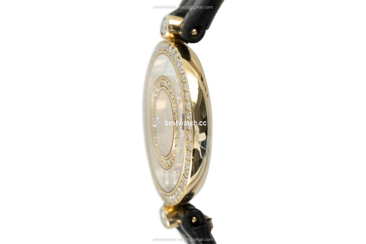 IMG_9086 Chopard Happy Diamonds Womens watch Quartz Yellow gold 20 3957-0001 3