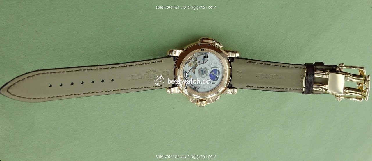 IMG_9086 Ulysse Nardin GMT + - Perpetual Mens watch Unisex Automatic Rose gold 322-66 3