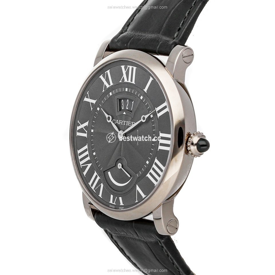 IMG_9086 Cartier Rotonde de Cartier Mens watch Unisex Manual winding White gold W1556253 3