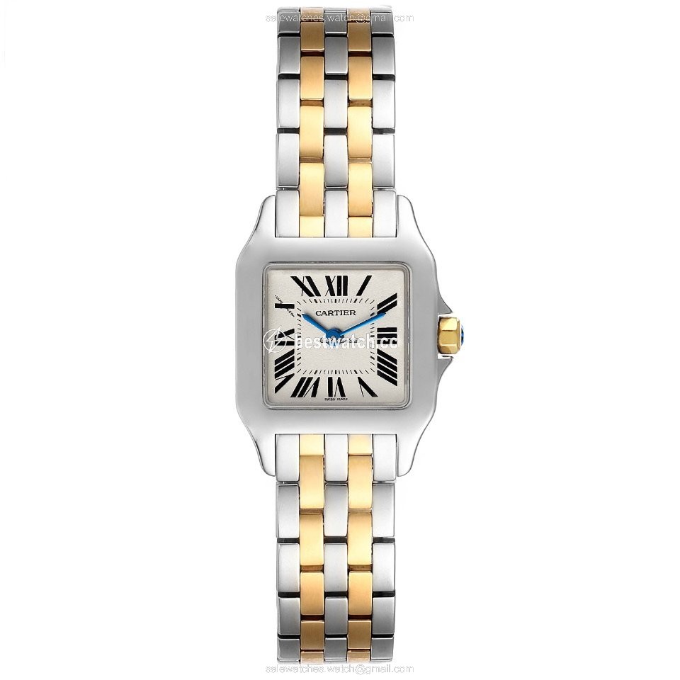 Cartier Santos Demoiselle Womens watch Quartz Gold Steel W25066Z6 3