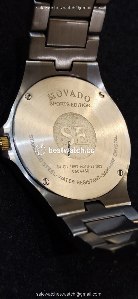 IMG_9086 Movado Sports Edition Mens watch Unisex Quartz Steel 84-GI-1892-A012-11 002 3