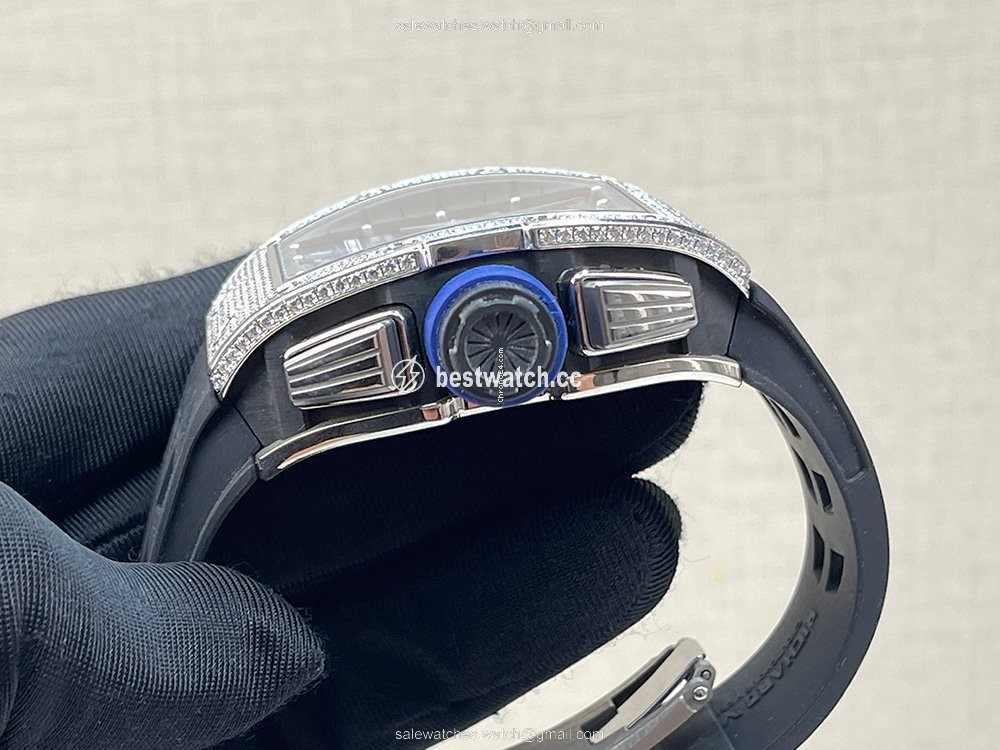 IMG_9086 Richard Mille RM 011 Mens watch Unisex Automatic White gold RM011 CA WG 3