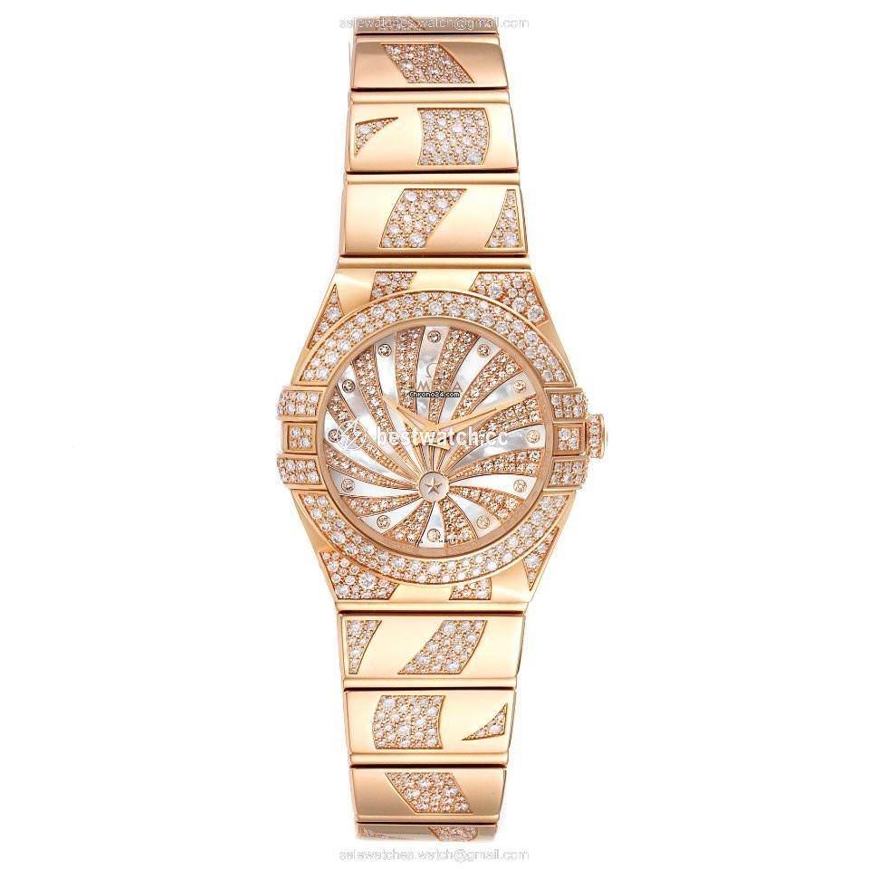 IMG_9086 Omega Constellation Quartz Womens watch Quartz Rose gold 123.55.24.60.55.011 3