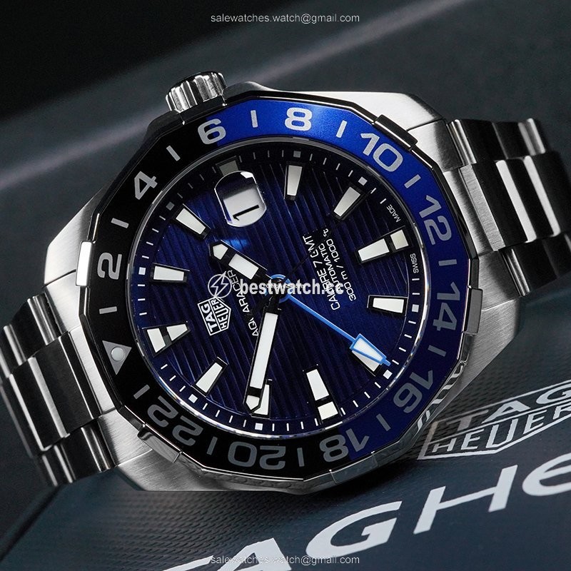 IMG_9086 TAG Heuer Aquaracer 300M Mens watch Unisex Steel WAY201T 3