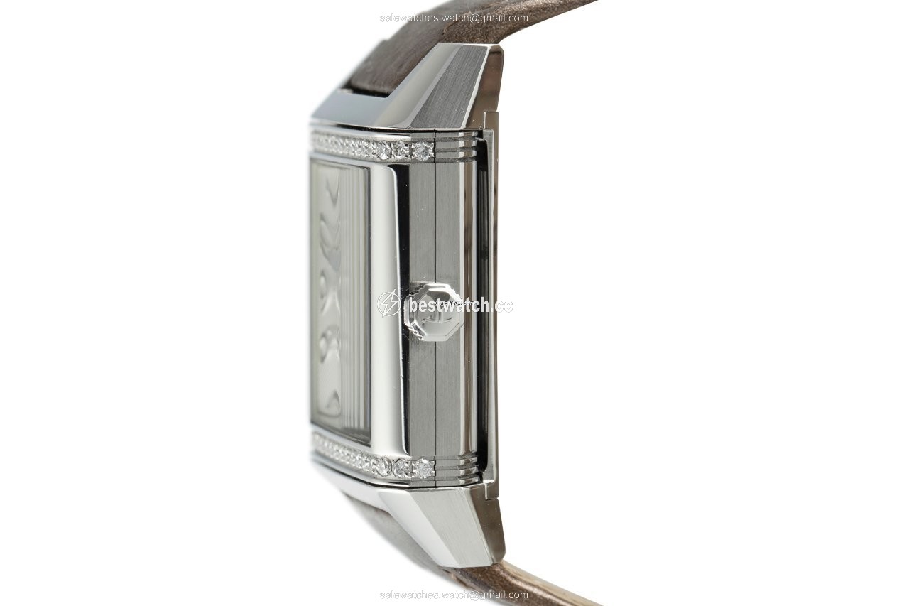 IMG_9086 Jaeger-LeCoultre Reverso Squadra Lady Duetto Womens watch Automatic Steel 235.8.76 3