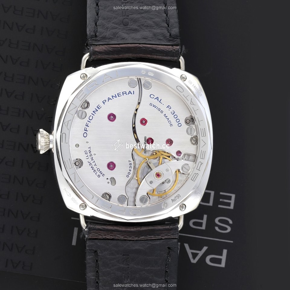 IMG_9086 Panerai Special Editions Mens watch Unisex Manual winding White gold pam00376 3