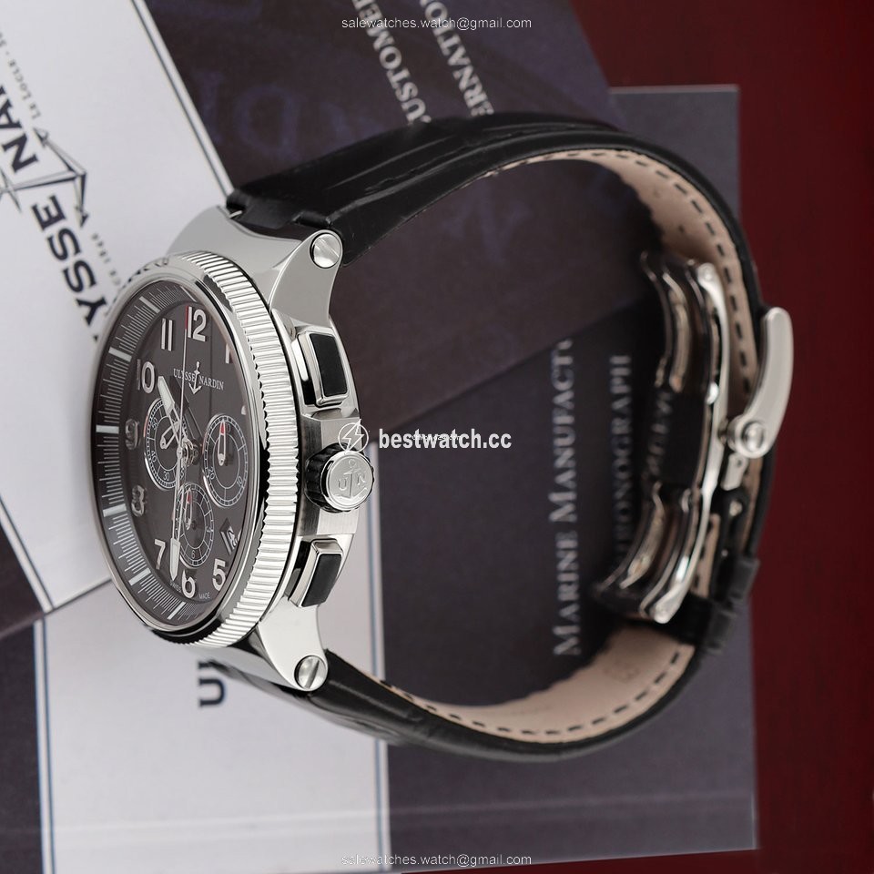 IMG_9086 Ulysse Nardin Marine Chronograph Mens watch Unisex Automatic Steel 1503-150 62 3