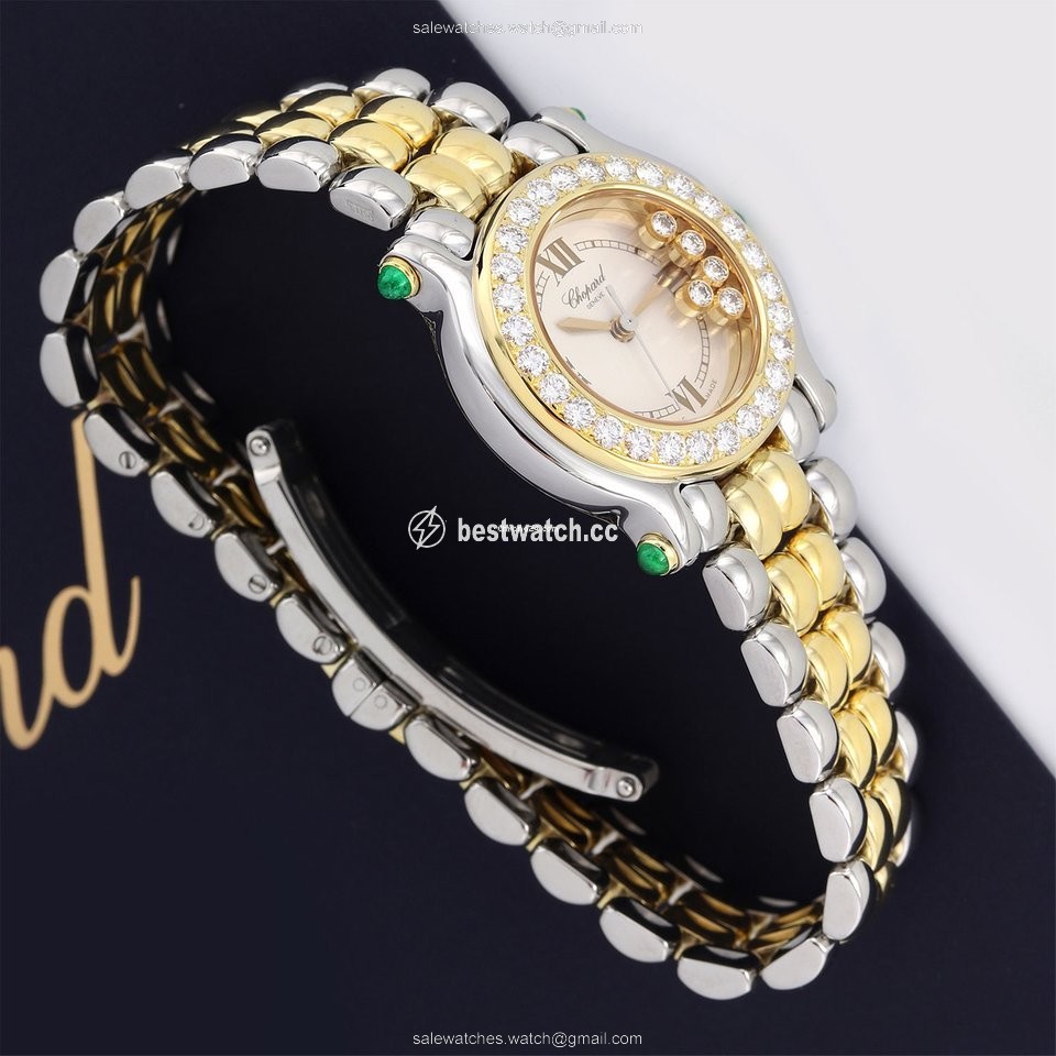Chopard Happy Sport Womens watch Quartz Gold Steel 27 8251-22 11 3