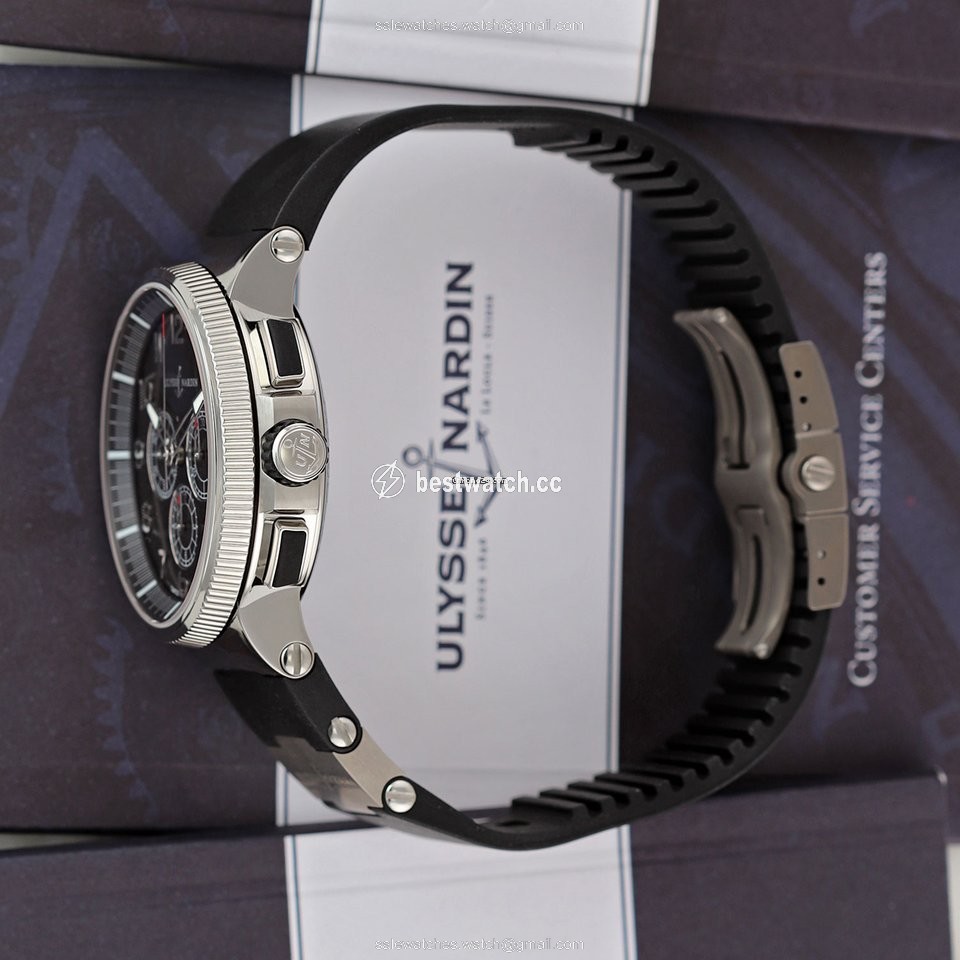 IMG_9086 Ulysse Nardin Marine Chronograph Mens watch Unisex Automatic Steel 1503-150-3 62 3