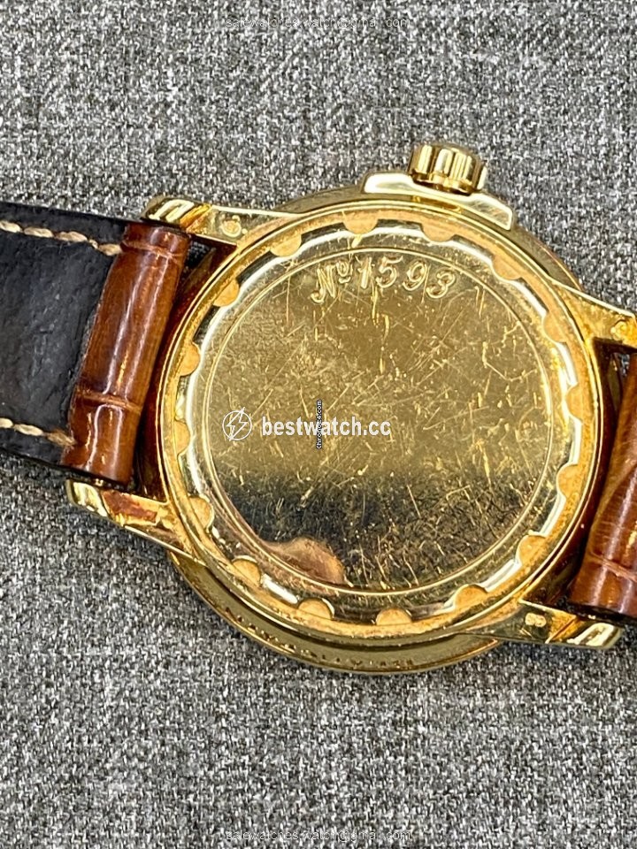 IMG_9086 Blancpain Leman Ultra Slim Mens watch Unisex Automatic Yellow gold 2100-1418-53 3