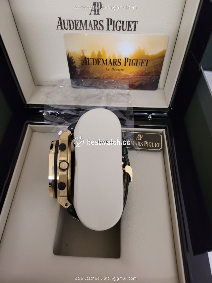 Audemars Piguet Automatic Yellow gold 26194BA monte napoleone green dial 3