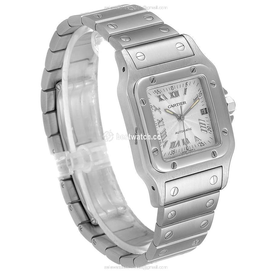 IMG_9086 Cartier Santos Galbee Mens watch Unisex Automatic Steel 2319 3