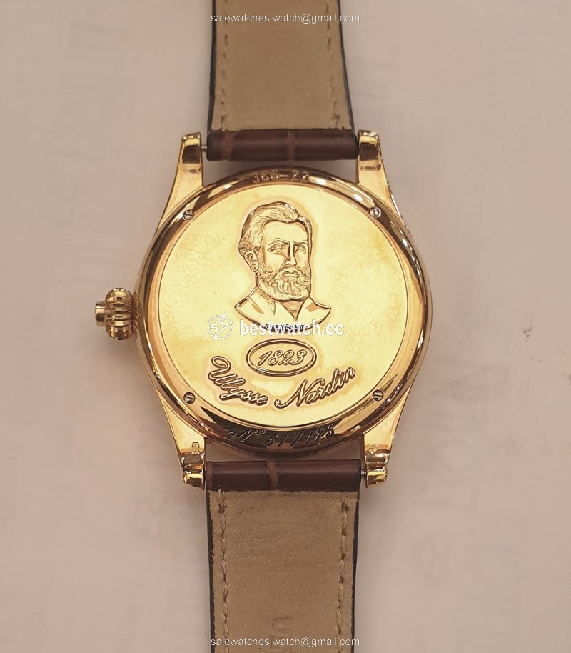 Ulysse Nardin Mens watch Unisex Manual winding Yellow gold 381-22 3