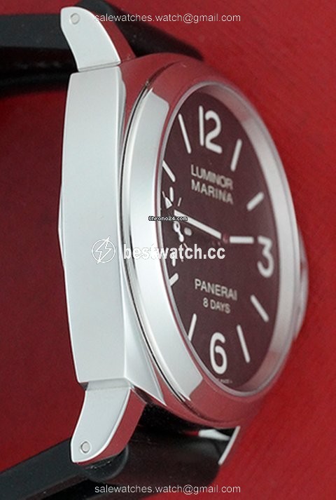 IMG_9086 Panerai Luminor Marina 8 Days Mens watch Unisex Manual winding Steel PAM 00510 3