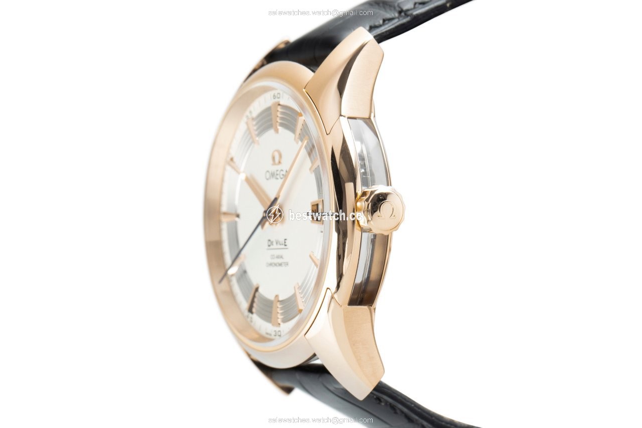 IMG_9086 Omega De Ville Hour Vision Mens watch Unisex Automatic Red gold 431.63.41.21.02.001 3