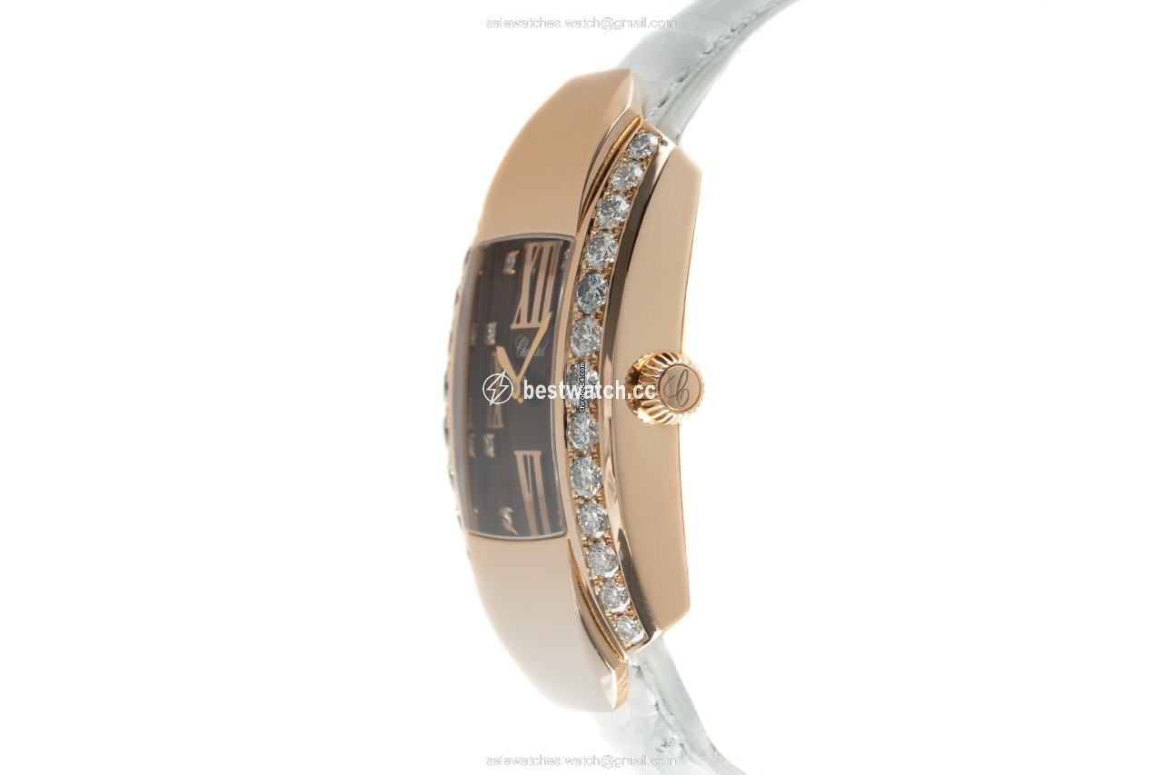 IMG_9086 Chopard La Strada Womens watch Quartz Red gold 4585 3