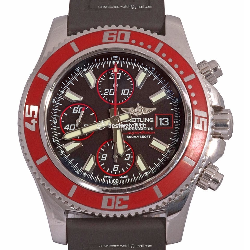 IMG_9086 Breitling Superocean Chronograph II Mens watch Unisex Automatic Steel A13341X9 3
