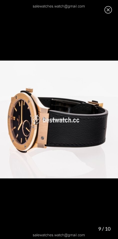 IMG_9086 Hublot Classic Fusion Ultra-Thin Mens watch Unisex Manual winding Rose gold 515.OX.1280.LR 3