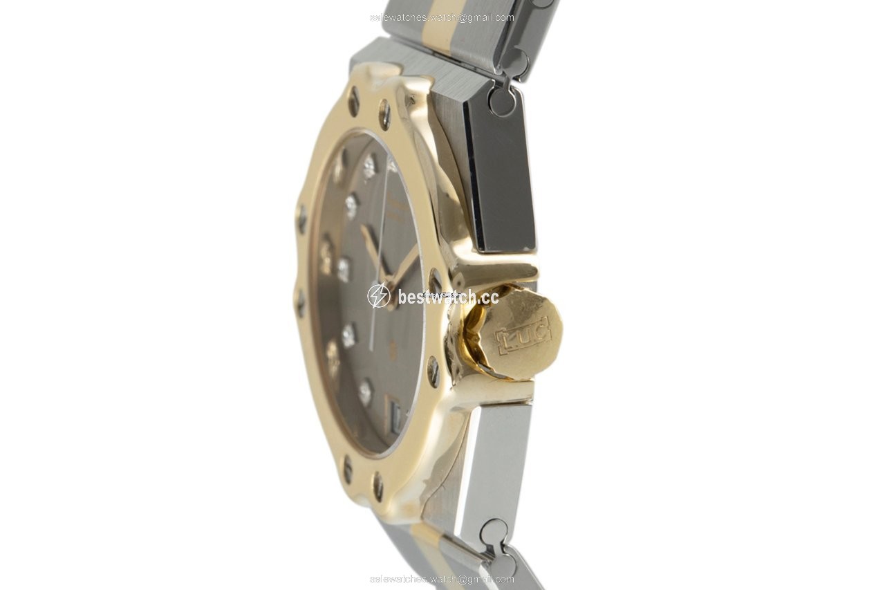 IMG_9086 Chopard St. Moritz Womens watch Quartz Gold Steel 25 8024 3