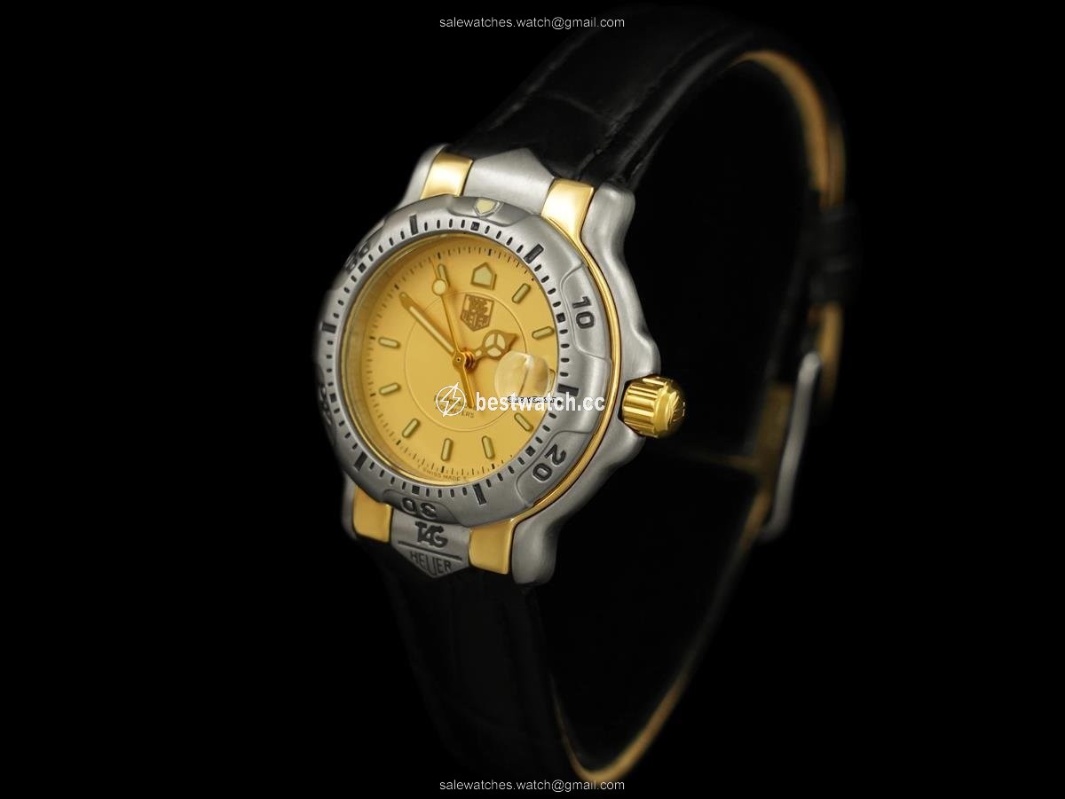 IMG_9086 TAG Heuer 6000 Womens watch Quartz Gold Steel 8290 3
