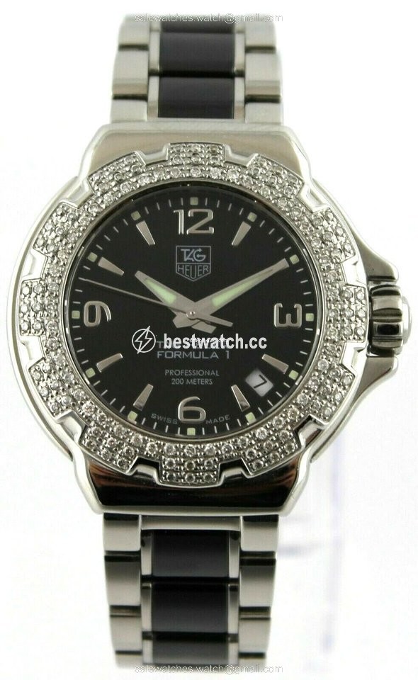 IMG_9086 TAG Heuer Formula 1 Lady Womens watch Quartz Steel WAC1214.BA0852 3