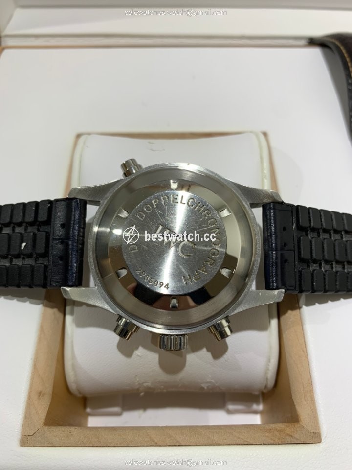IMG_9086 IWC Pilot Double Chronograph Mens watch Unisex Automatic Steel IW371343 3