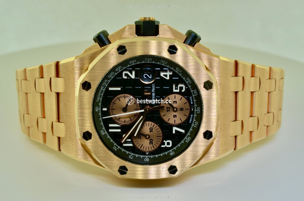 IMG_9086 Audemars Piguet Royal Oak Offshore Chronograph Mens watch Unisex Automatic Rose gold 26470OR.OO.1000OR.03 3