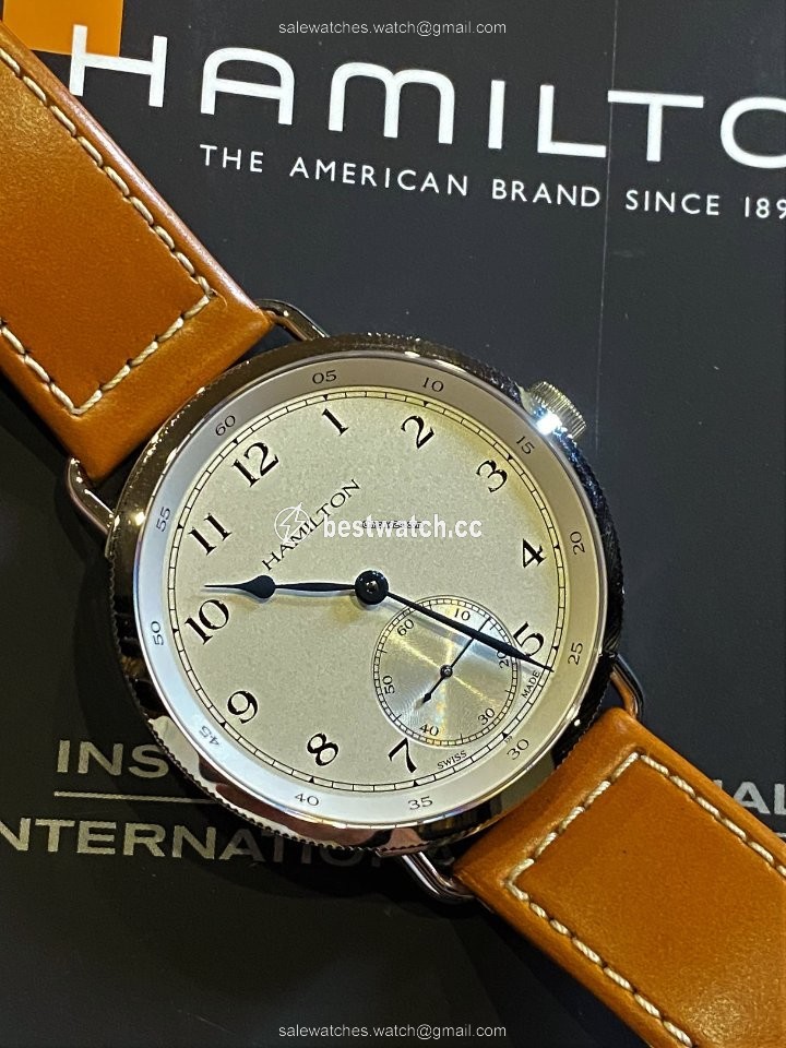 IMG_9086 Hamilton Khaki Navy Pioneer Mens watch Unisex Manual winding Steel H78719553 3