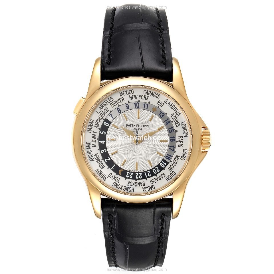 IMG_9086 Patek Philippe World Time Mens watch Unisex Automatic Yellow gold 5110J 3