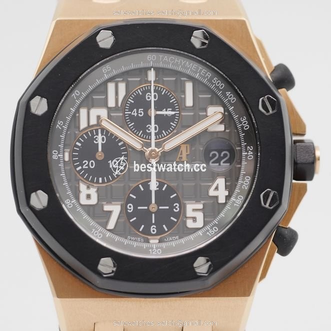 IMG_9086 Audemars Piguet Royal Oak Offshore Chronograph Mens watch Unisex Automatic Rose gold 25940OK.OO.D002.CA.01 3