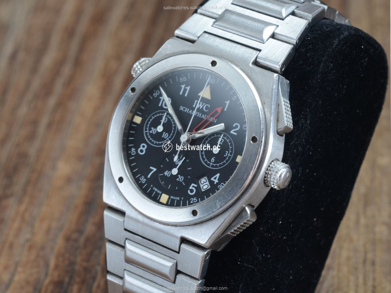 IWC Ingenieur Chronograph Mens watch Unisex Quartz Steel IW3805 3