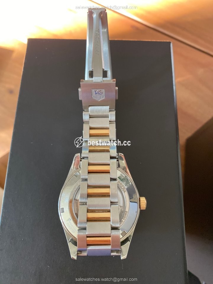 TAG Heuer Carrera Calibre 5 Mens watch Unisex Automatic Gold Steel war215d.bd0784 3