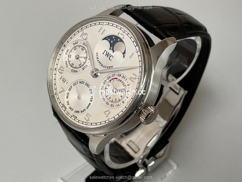 IMG_9086 IWC Portuguese Perpetual Calendar Mens watch Unisex Automatic Platinum IW5022-19 3