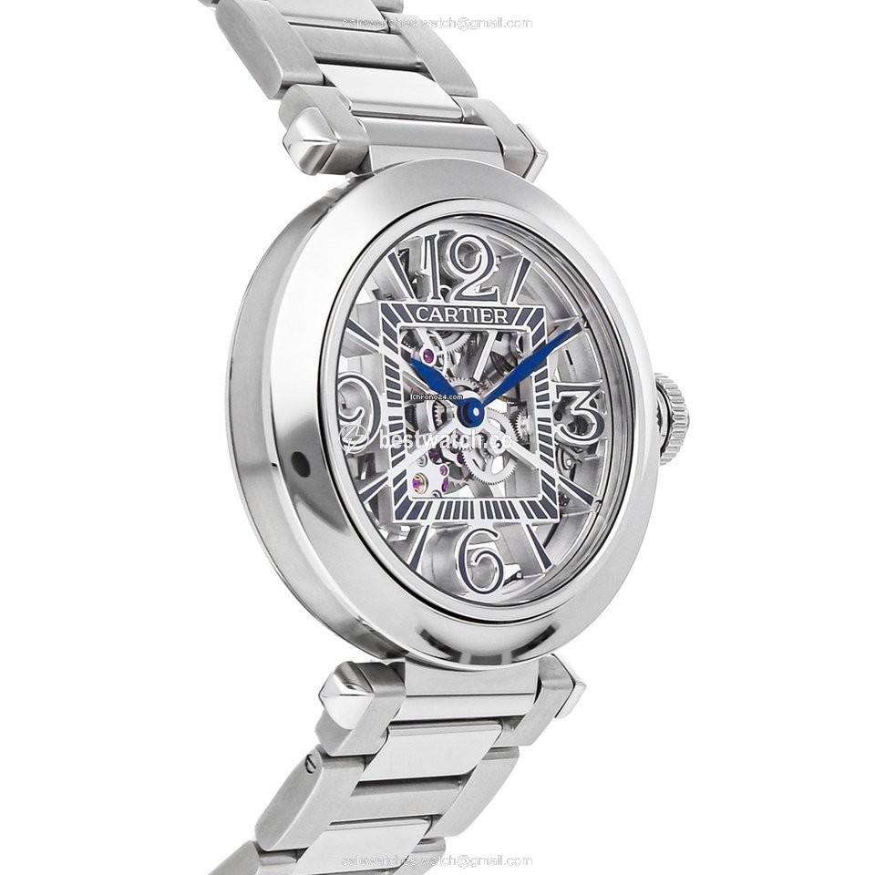 Cartier Pasha Mens watch Unisex Automatic Steel WHPA0007 3