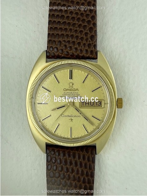 IMG_9086 Omega Constellation Day-Date Mens watch Unisex Automatic Gold Steel CD 168-029 3