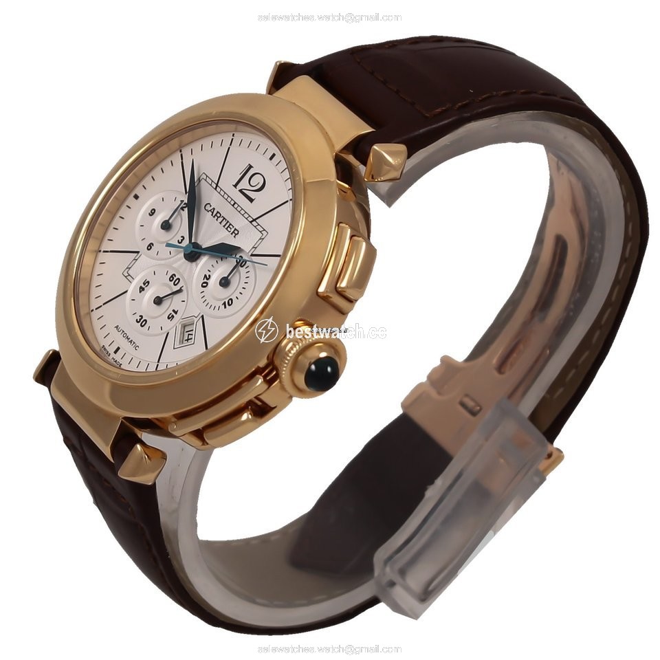 Cartier Pasha Mens watch Unisex Automatic Yellow gold W3020151 3