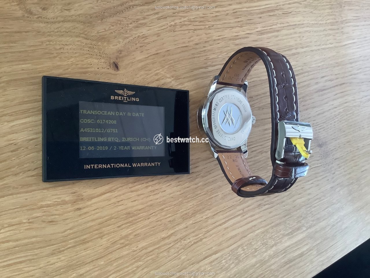 IMG_9086 Breitling Transocean Day & Date Mens watch Unisex Steel A4531012|G751|739P|A20BA.1 3