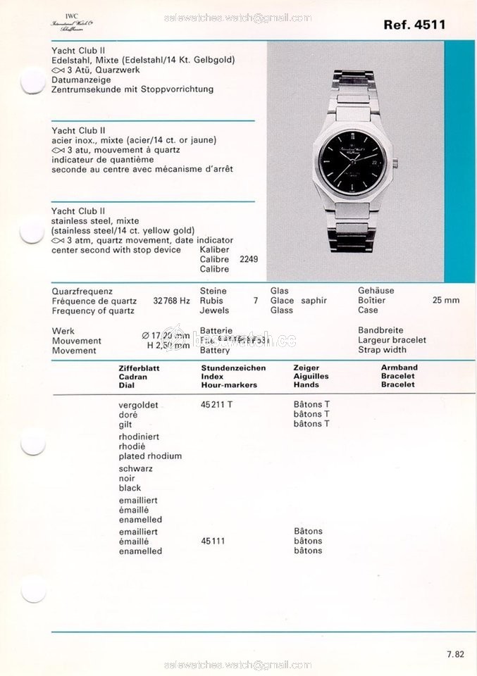 IMG_9086 IWC Yacht Club Womens watch Quartz Steel 4512 3