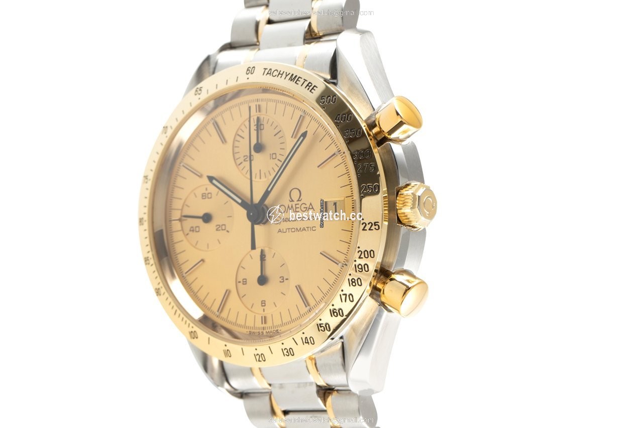 IMG_9086 Omega Speedmaster Date Mens watch Unisex Automatic Gold Steel 3311.10.00 3